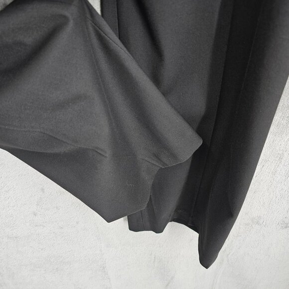 JM Haggar Dress Pants Slacks 42x30 Black Classic Fit Stretch Waist Comfortable - Picture 7 of 10